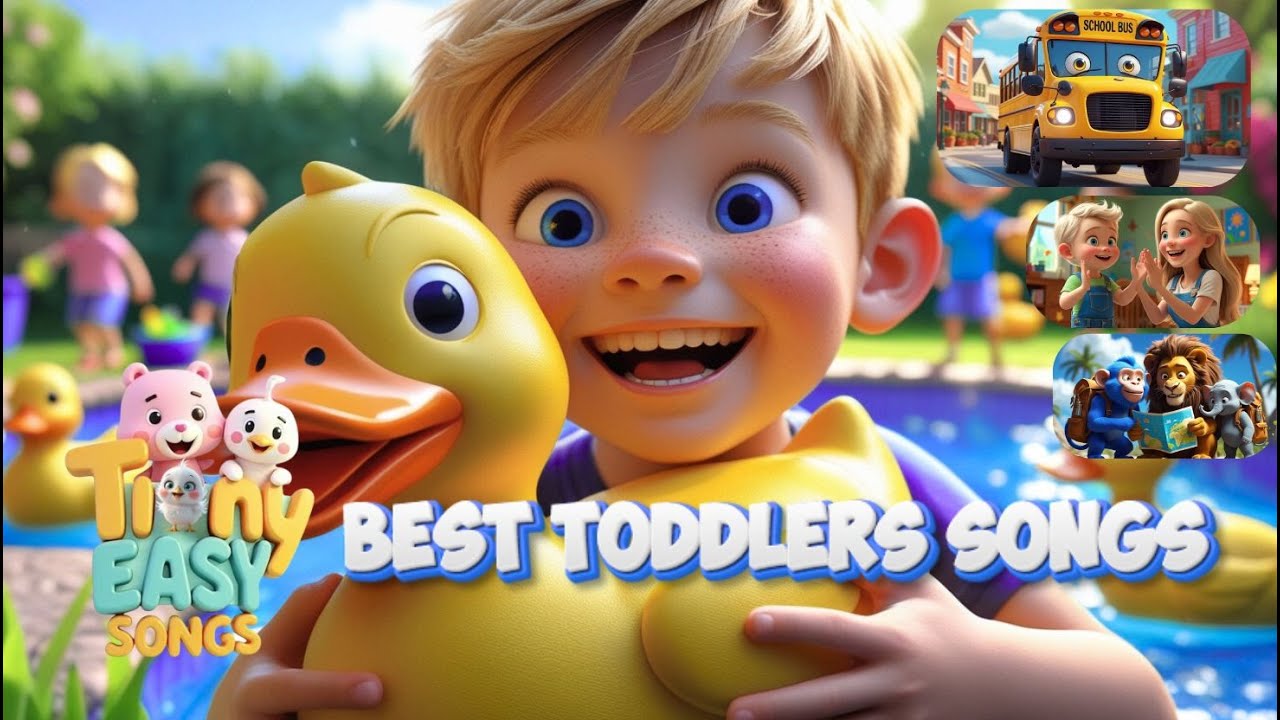 Best Toddlers Songs | 30-Minute Energy Boost for Kids | Tiny Easy Songs