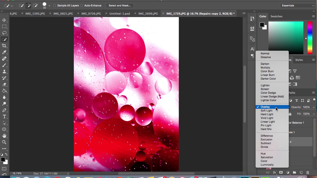 Abstract Photo Editing