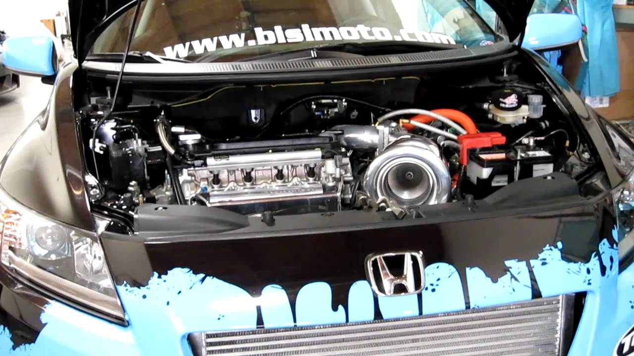 Bisimoto 533hp Honda CR-Z sport hybrid 2-step/launch control test