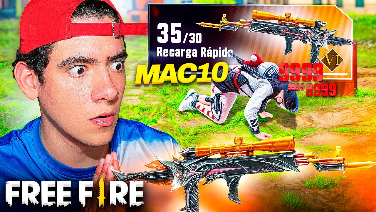 USE LA MAC10 CON 3 CHIPS en LA NUEVA ACTUALIZACION de FREE FIRE y ME VOLVI LOCO !! | TheDonato