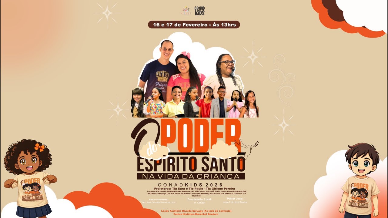 CONAD KIDS | POLO MARECHAL DEODORO ( 1º DIA)- ASSEMBLEIA DE DEUS EM MARECHAL DEODORO está ao vivo!
