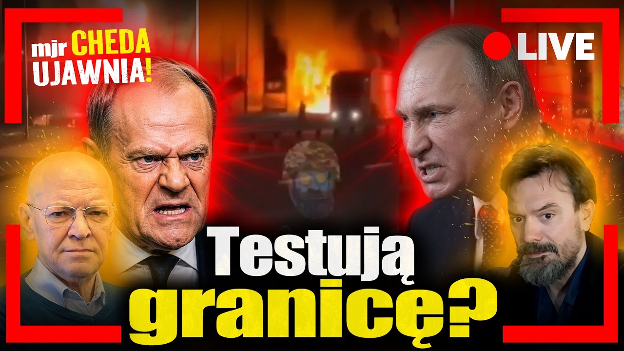 [LIVE] Rosja testuje Polską granicę. To dopiero początek? Major Robert Cheda, Jan Piński