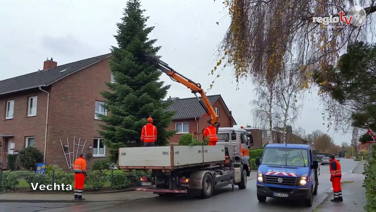 regiotv -  Weihnachtsbaum für Vechta