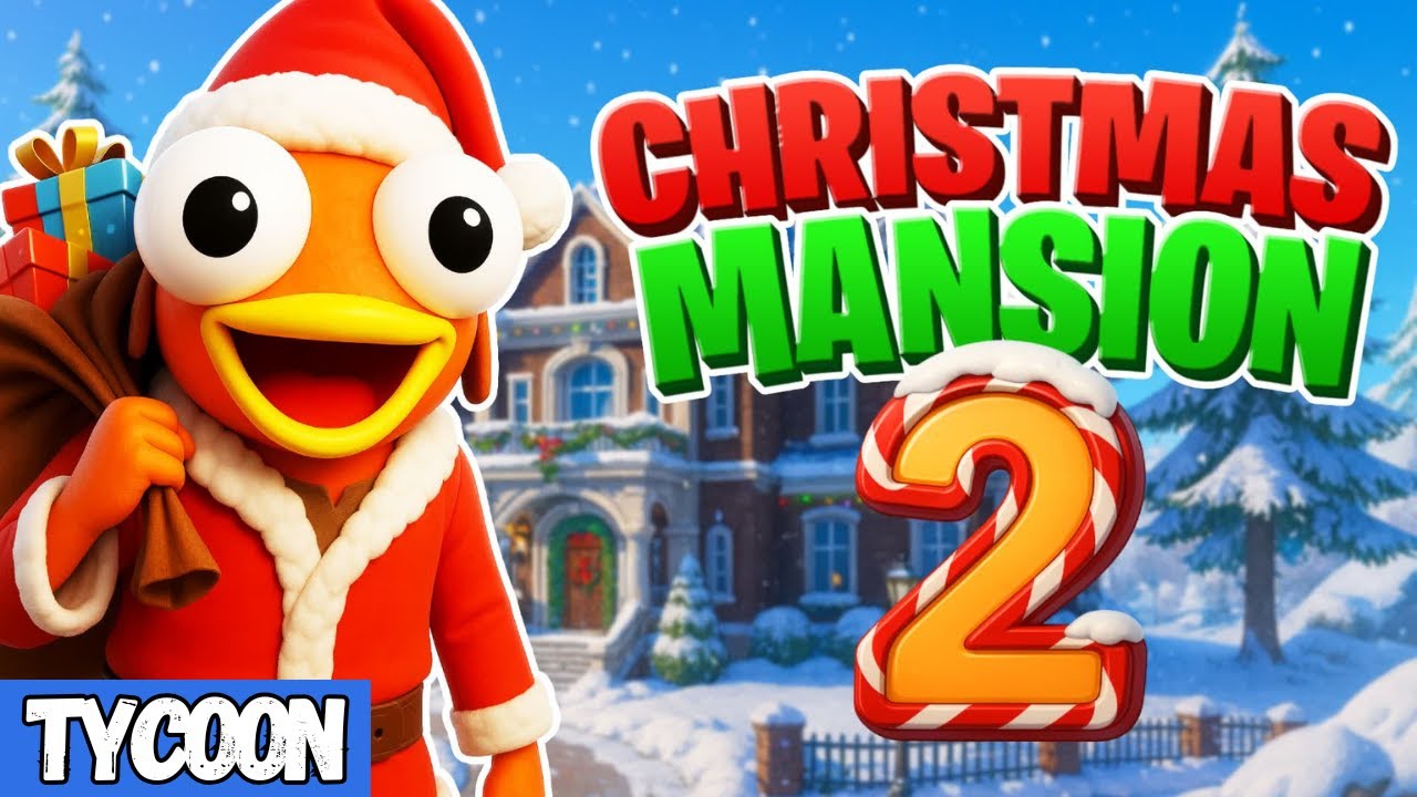CHRISTMAS MANSION 2 TYCOON FORTNITE CREATIVE PART 1