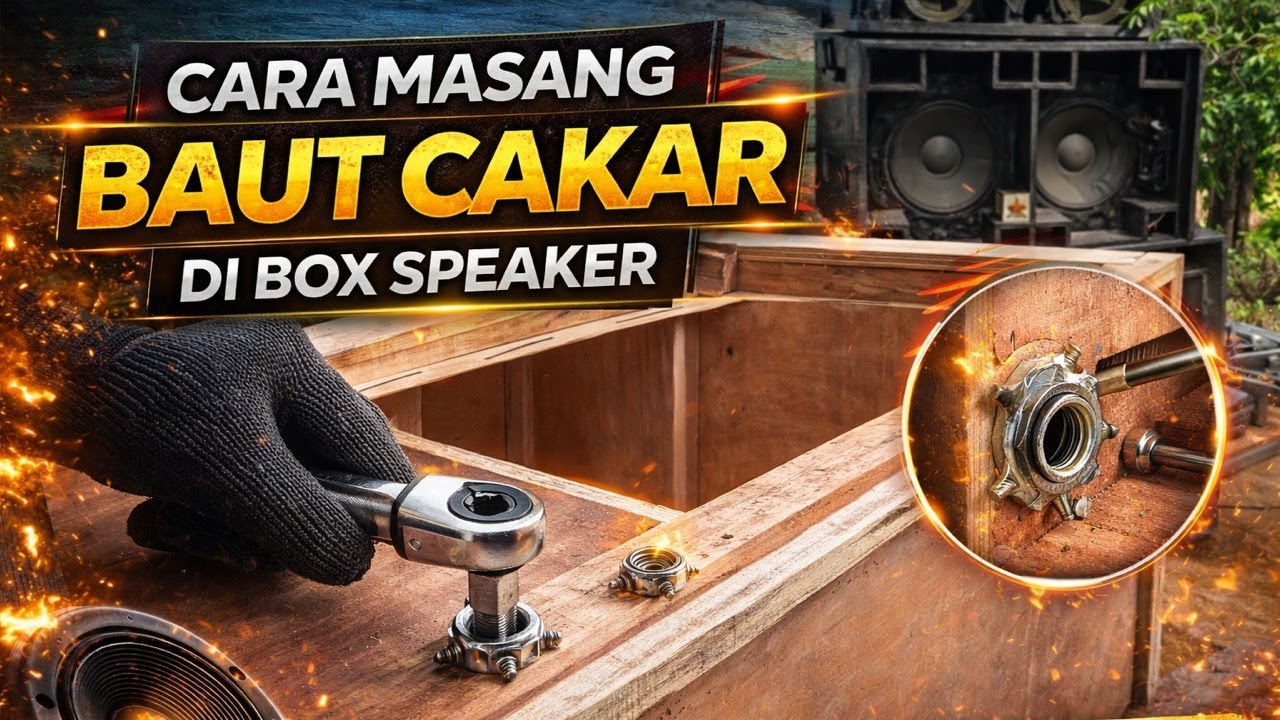 Cara pasang baut cakar di box speaker || Josjis Ard audio sumbersari