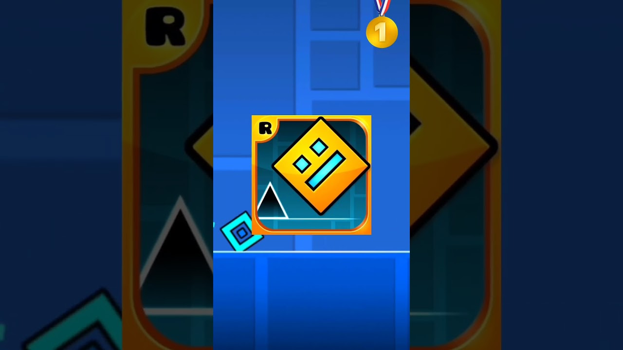 ESTE FUE EL PRIMER NIVEL ONLINE DE GEOMETRY DASH!!!#shorts#gd#geometrydash#demon#robtop#robtopgames