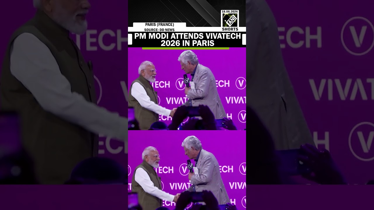 PM Modi attends VivaTech 2026 in Paris, strengthening India-France technology ties