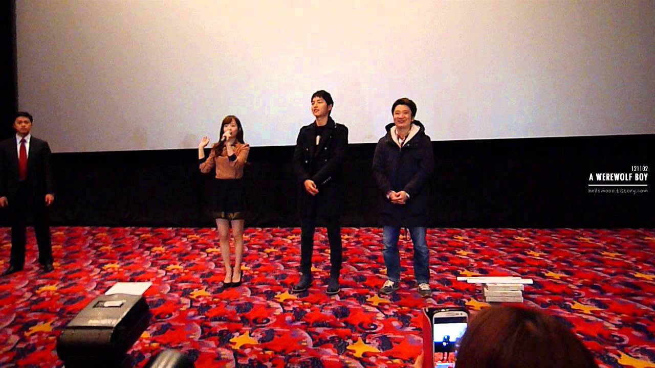 121102 늑대소년 무대인사 (메가박스 코엑스) - 박보영, 송중기, 조성희 감독