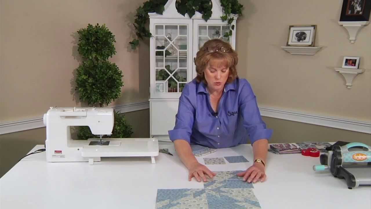 From the Sizzix Quilting Workshop: Hunter's Star Block