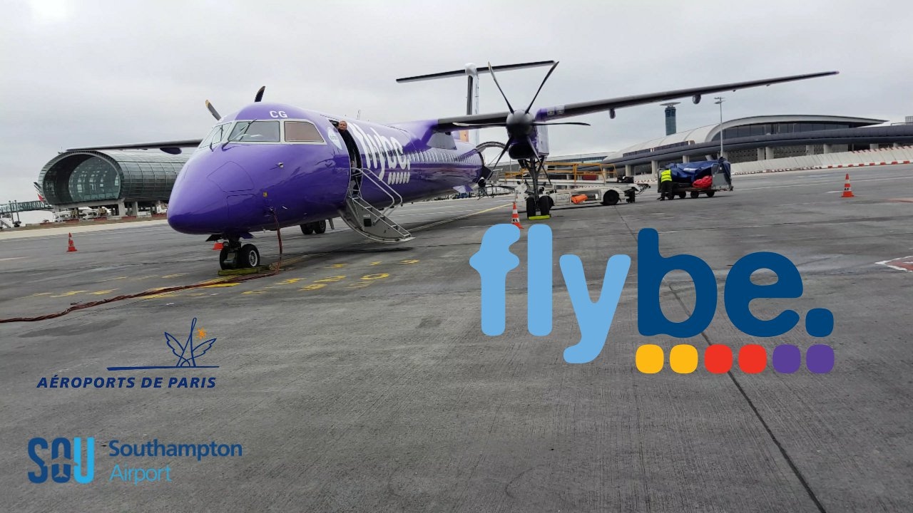 Flybe Dash 8 Q400 G-JECG I Charles De Gaulle CDG ✈ Southampton SOU I *Full Flight*