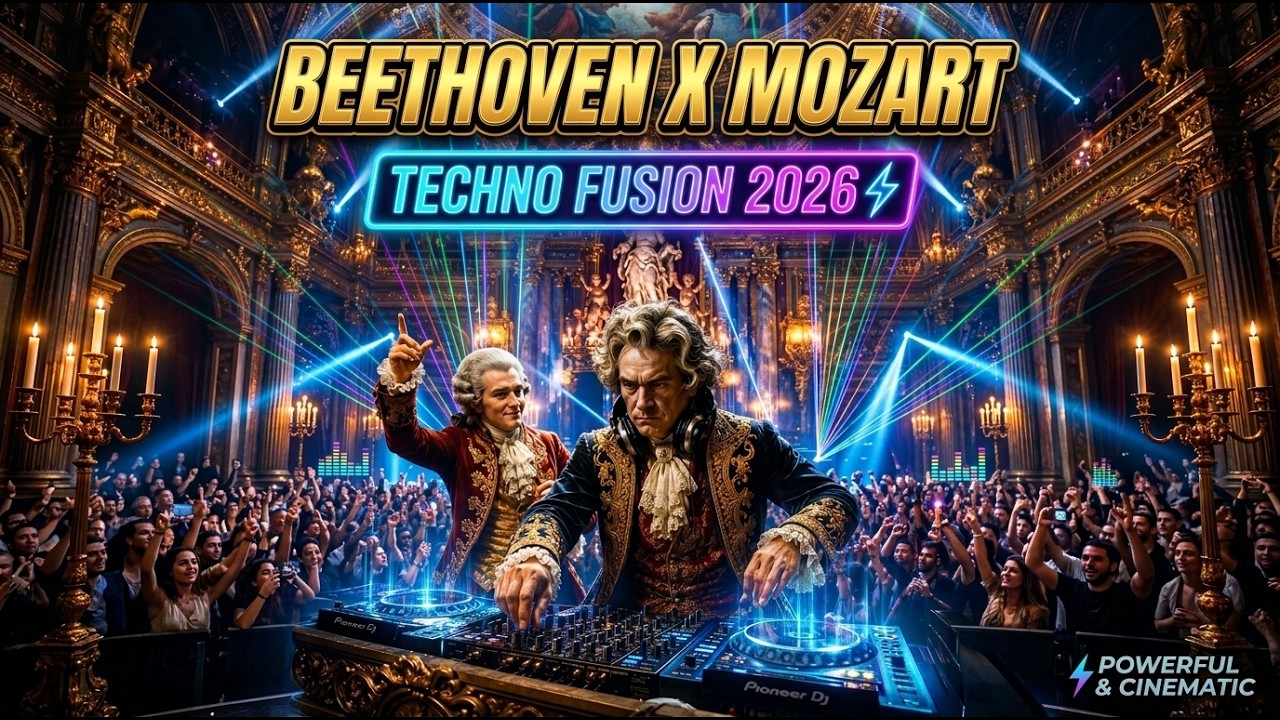 Beethoven X Mozart Techno Fusion Mix 2026 ⚡ | Powerful Cinematic Electronic Music