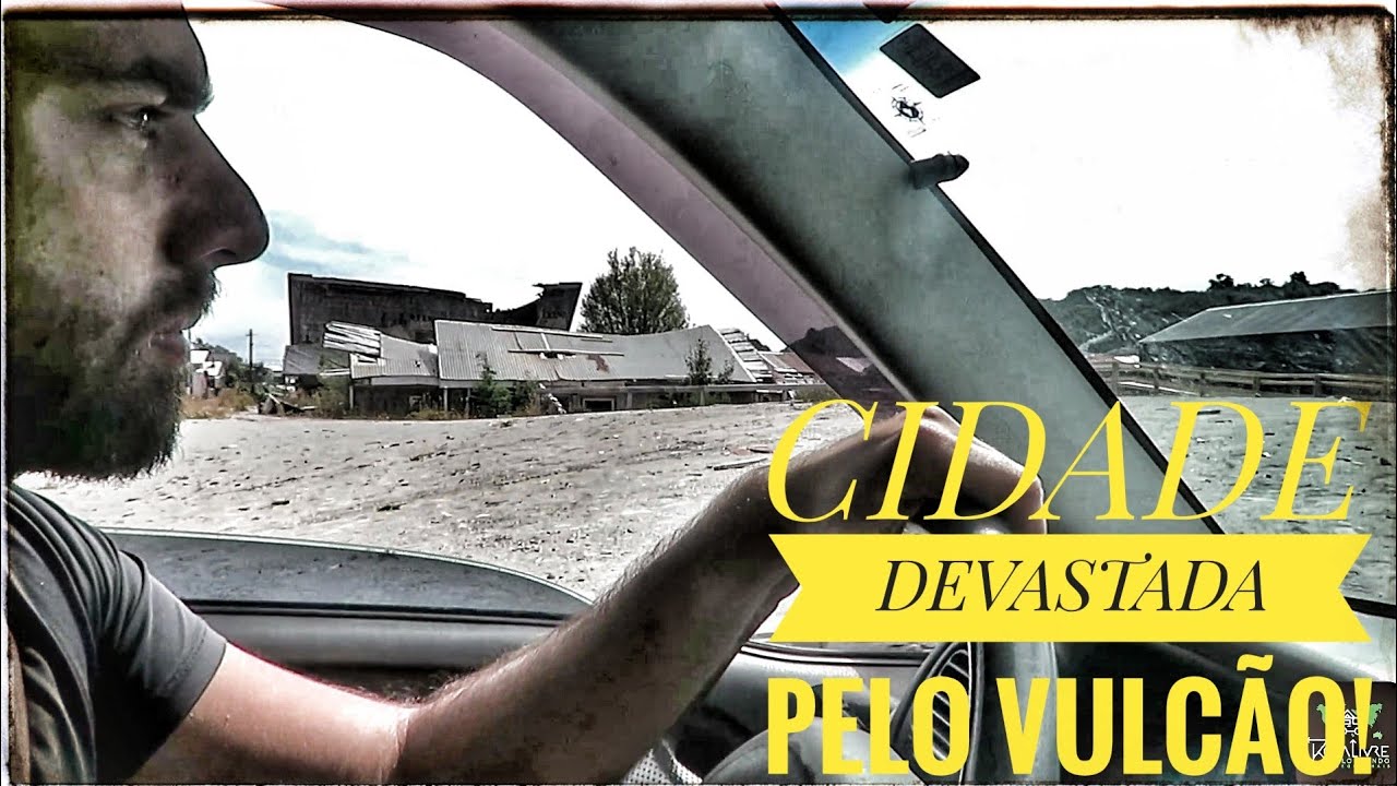 VISITAMOS A CIDADE DEVASTADA PELO VULCÃO! DORMIMOS DE GRAÇA NA PRAIA DO PACÍFICO! EP.58
