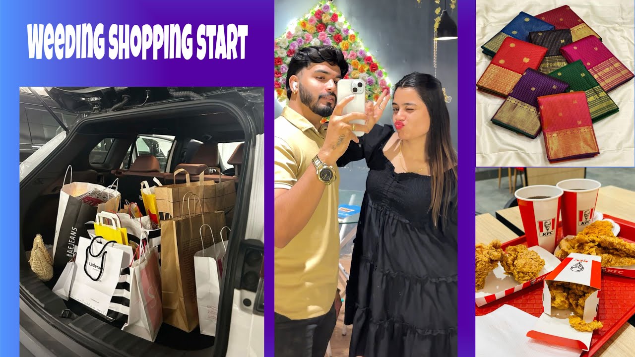 Lagnachi shopping chalu zali😍amhi doghe milun collab kela pre weeding outfit cha 🫂💕
