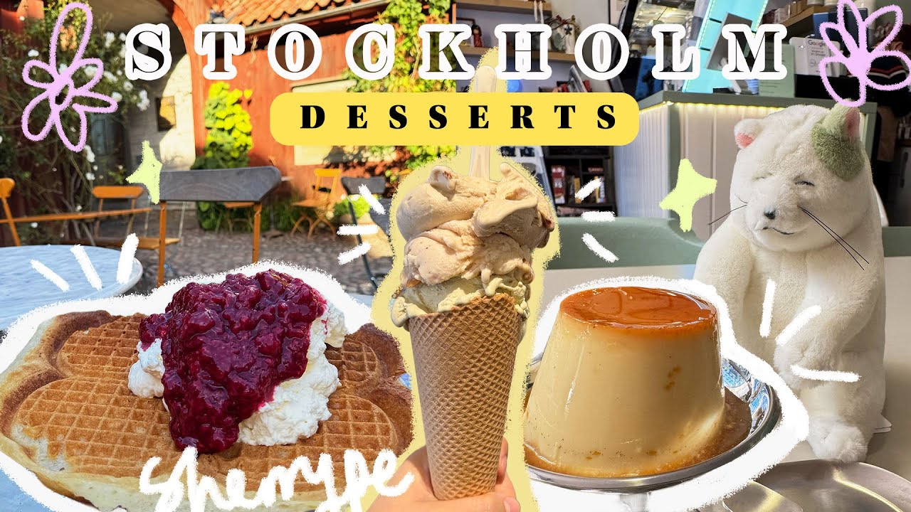 Stockholm’s SWEETEST Secrets! 🇸🇪🍦斯德哥爾摩隱藏甜品- 瑞典窩夫、吉卜力風日式cafe還有我最愛的魚湯!