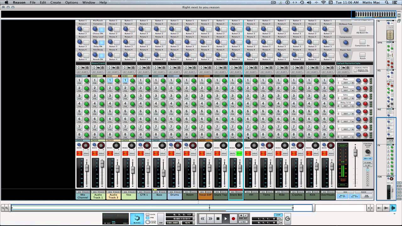 How a Expander and Gate work - SSL Mixer Video Series - Reason - LearnReason.com