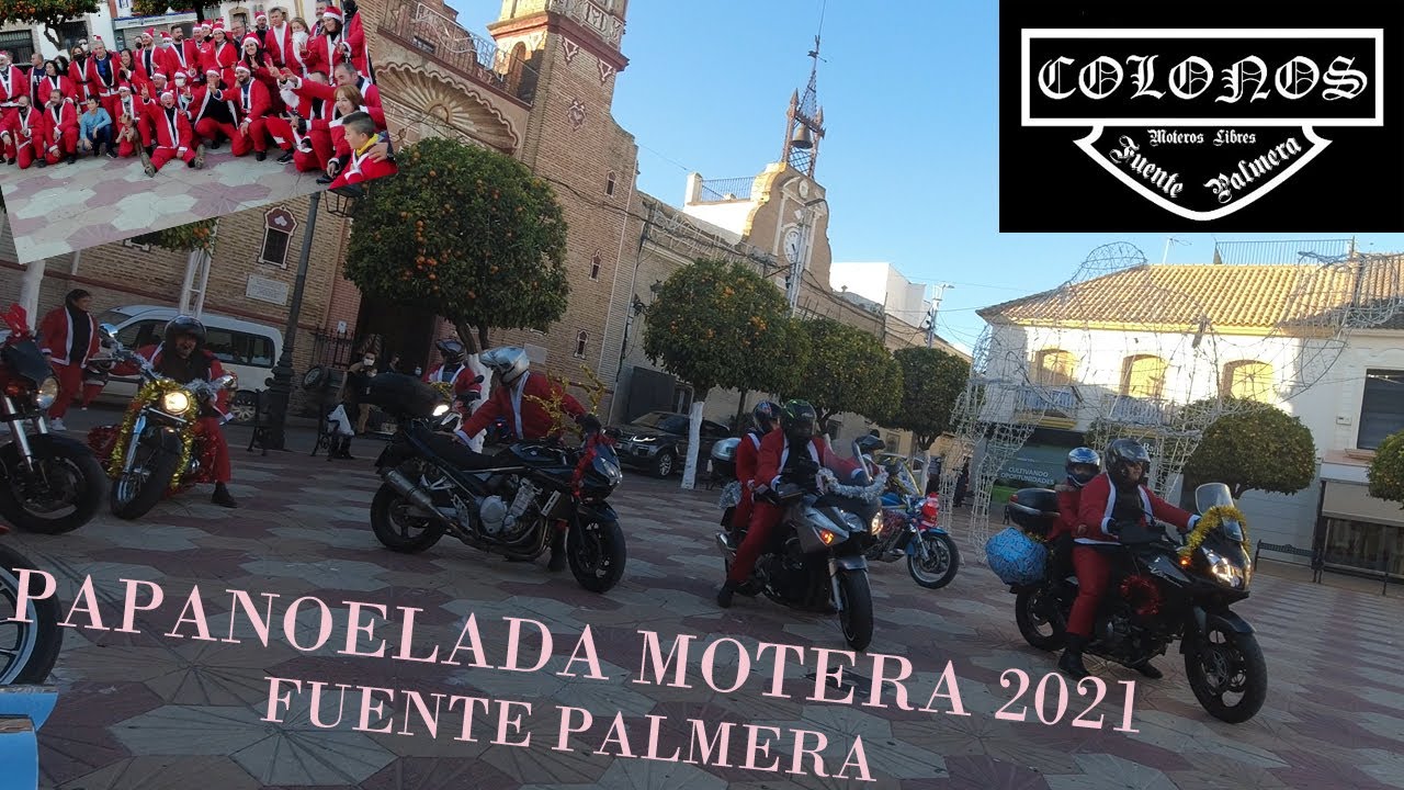 Papanoelada motera Moto Club COLONOS