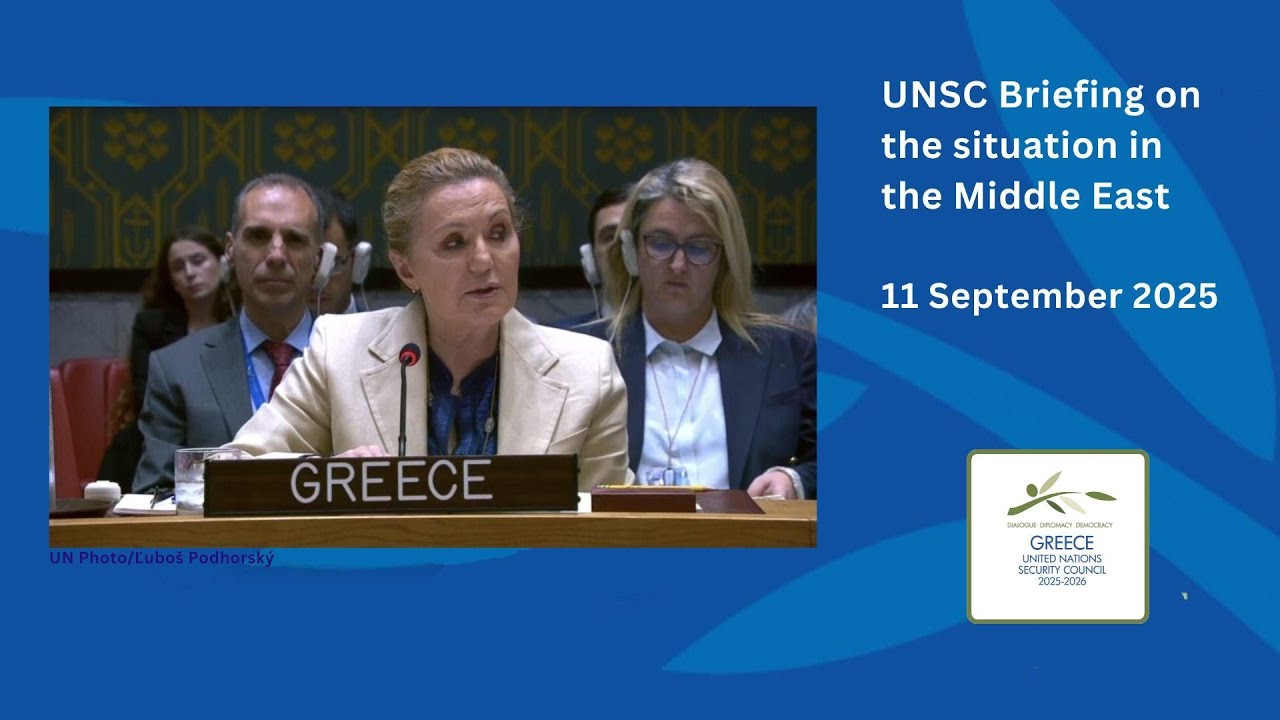 Statement of Greece at UNSC 9992nd meeting on the situation in the Middle East