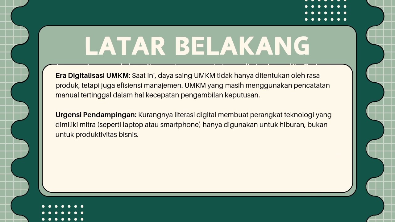 Persentasi Hasil PKM pada Seblak Prasmanan Family [Tugas Kelompok Aplikom]