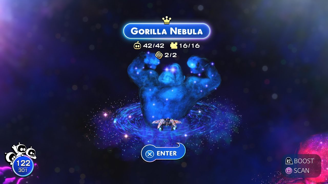 Gorilla Nebula All Secret Mini Levels 4K - Astro Bot