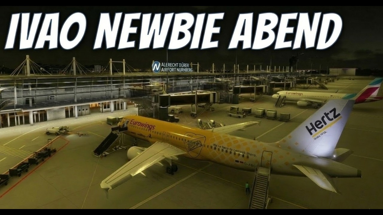IFR Gruppenflug von Nürnberg nach Düsseldorf | IVAO Newbie Abend ✈️