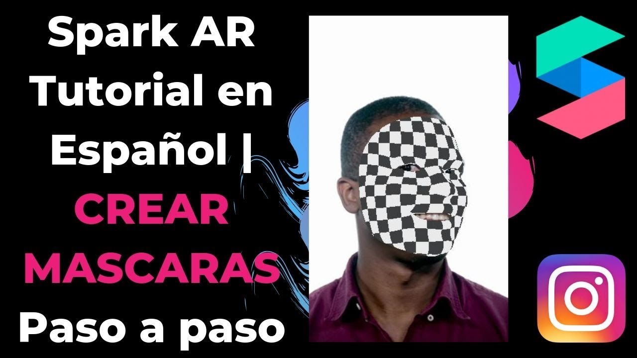 Cómo hacer filtros en instagram tutorial en Español | MASCARAS paso a paso