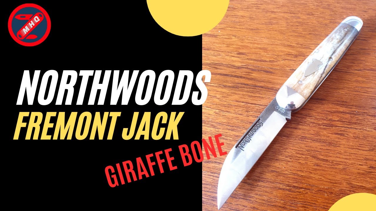 New Fremont Jack in the Collection, Northwoods Knives Fremont Jack Giraffe Bone