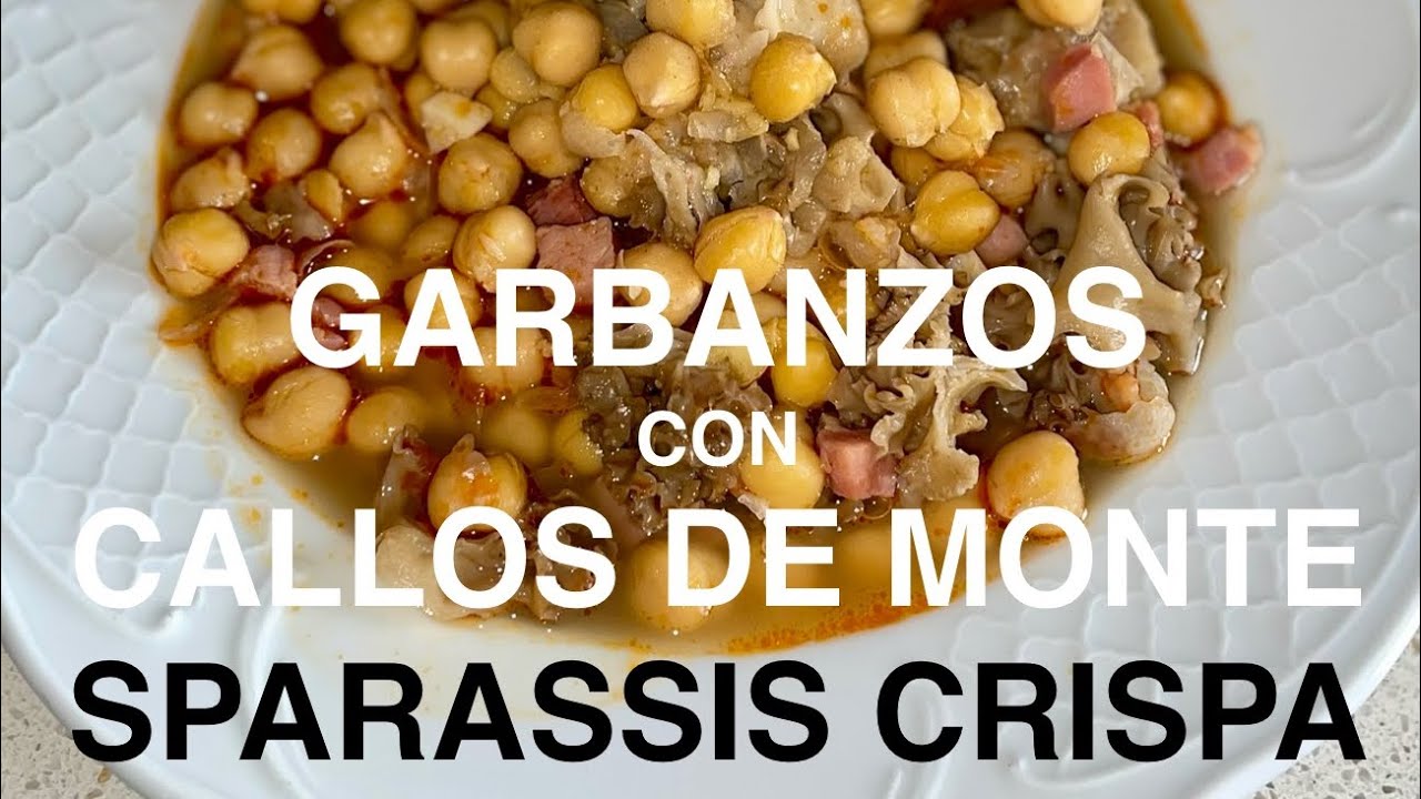GARBANZOS CON SPARASSIS CRISPA
