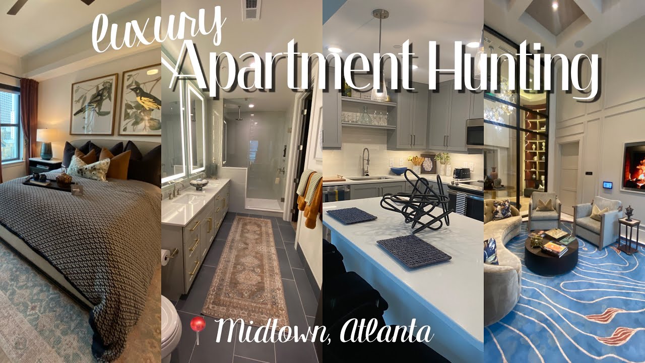Luxury Apartment Hunting in Midtown Atlanta, GA// The Hadley and TRACE apartment tour 2024