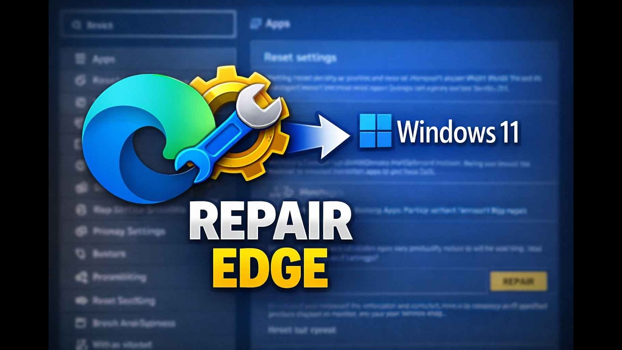 Как восстановить браузер Microsoft Edge в Windows 11 | Урок от GearUpWindows