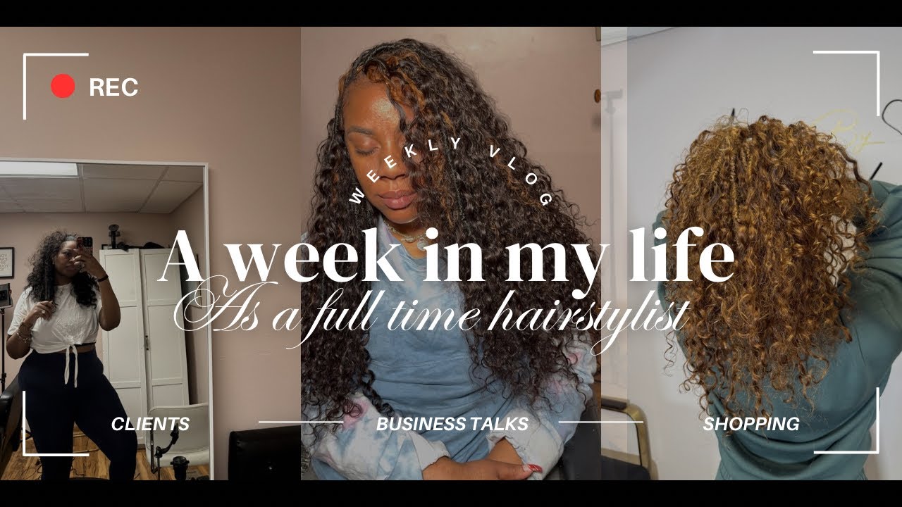 Days in the life of a full time hairstylist | Faux loc specialist/ braider| entrepreneur talks