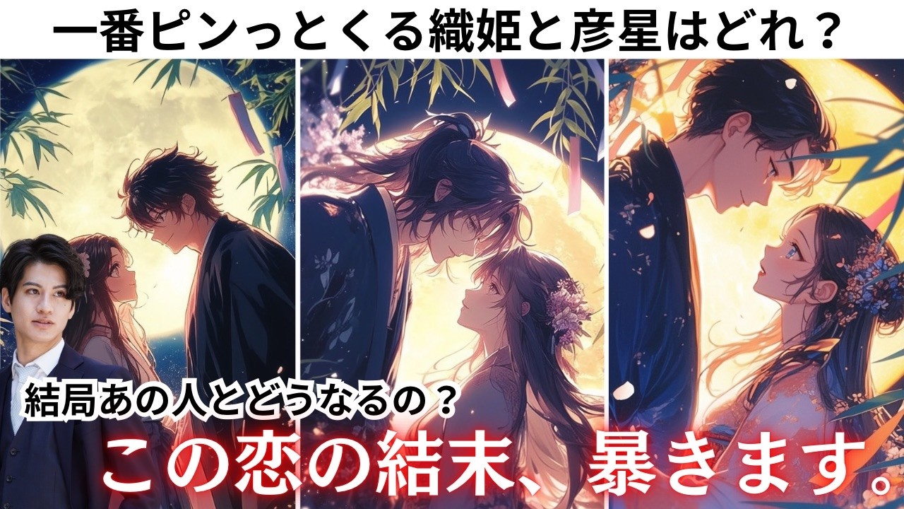 💘この恋、どうなるの？あの人とあなたの“恋の結末”を超リアルに暴きます❣️【潜在意識・未来・覚悟】今考えてる“本音”と“決断”を徹底リーディング！七夕の力を借りて願いを叶える男心アドバイスつき🎋🩷