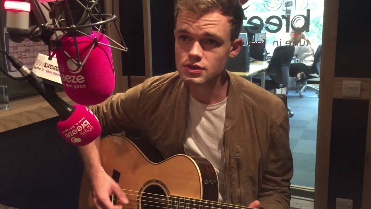 James TW live acoustic performance of 'When You Love Someone' on The Breeze radio UK