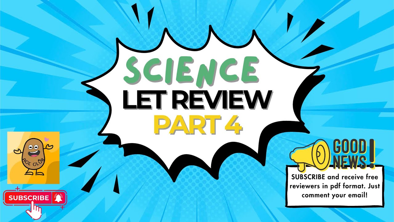 GENERAL SCIENCE NEW CURRICULUM MARCH 2024 LET REVIEW (20 QUESTIONS DRILL)