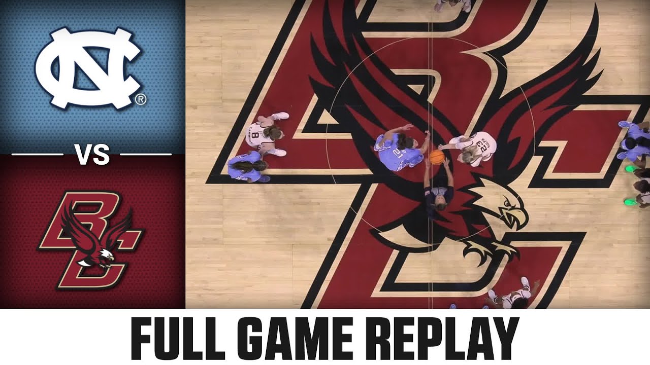North Carolina vs. Boston College Full Game Replay | 2025-26 ACC Women's Basketball
