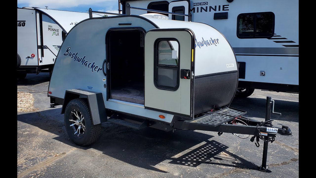 New 2022 Braxton Creek Bushwhacker 10HD Tear Drop Travel Trailer! Located in Grand Rapids, MI