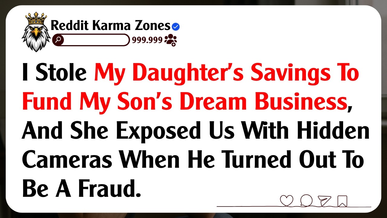 I Stole My Daughter’s Savings To Fund My Son’s Dream Business, And She Exposed Us With Hidden...