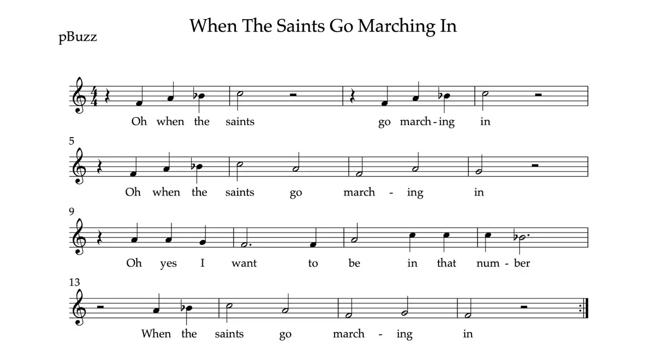 When The Saints Go Marching In: PBuzz