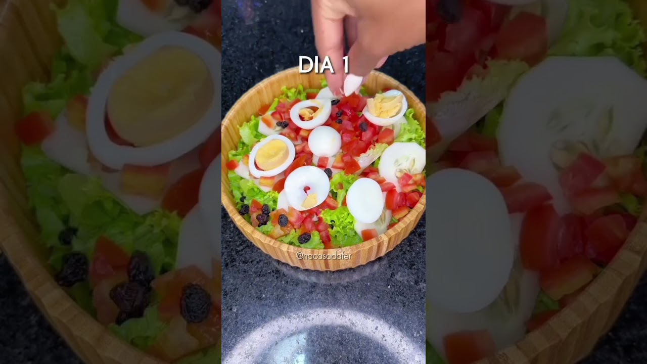 Ideias de saladas para sua dieta - receita de salada para o processo de emagrecimento #receitafit