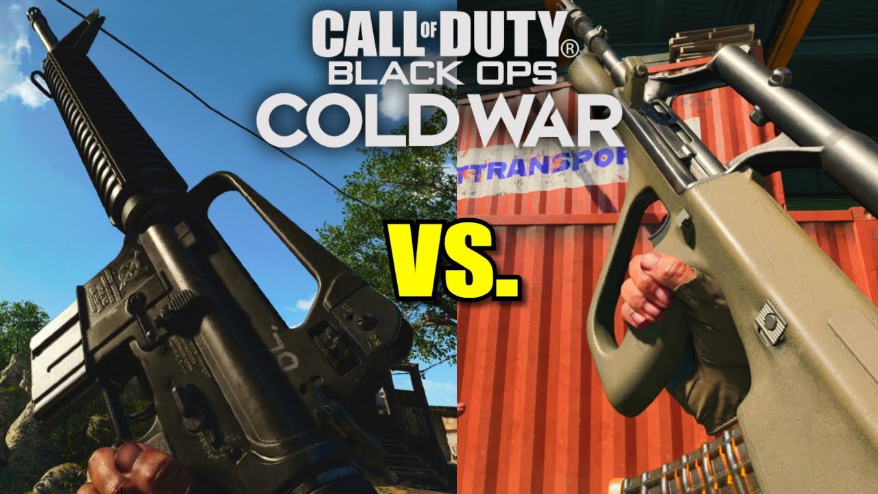 Black Ops Cold War Weapon Comparison w/ Kyle FtW #1 - AUG vs. M16 Tactical Rifle - Which is Better?