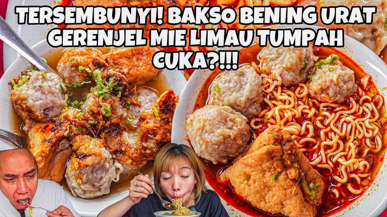 TERSEMBUNYI TANPA NAMA?! BAKSO BENING URAT GERENJEL CUMA 20K? PAKE MIE LIMAU CUKA PENGHILANG PUSING!