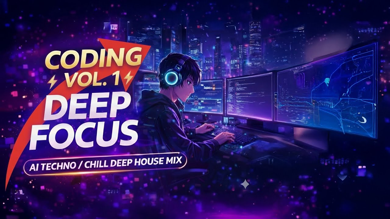 Coding Deep House 2026 – Night Focus Mix for Programmers (30 Min AI Set)