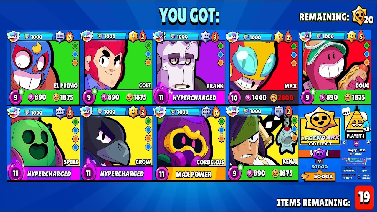 Brawl Stars season 36 Dark Sands 50k trophies, new Club a 24 Max Tiers