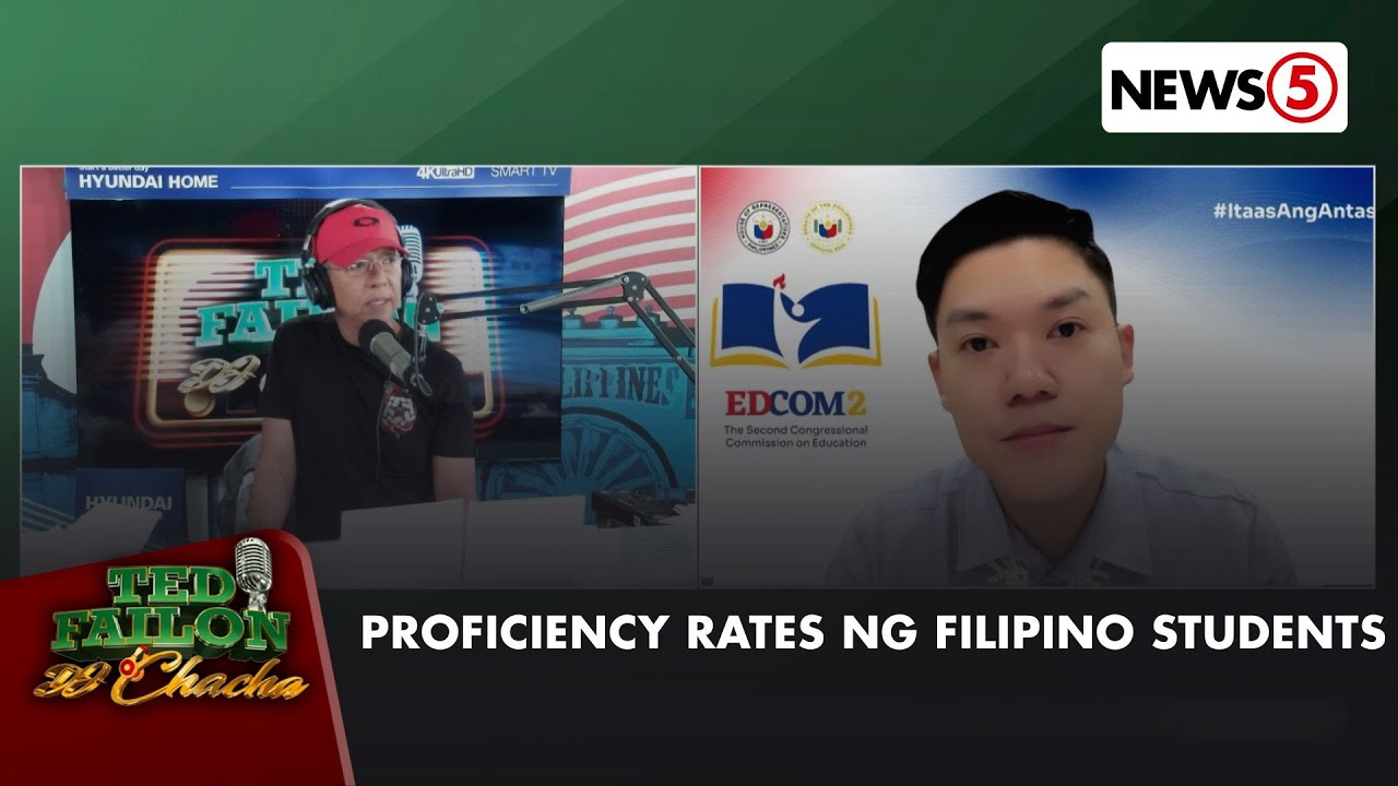 Proficiency level ng mga Pilipinong mag-aaral, bumagsak — EDCOM 2 | Ted Failon & DJ Chacha