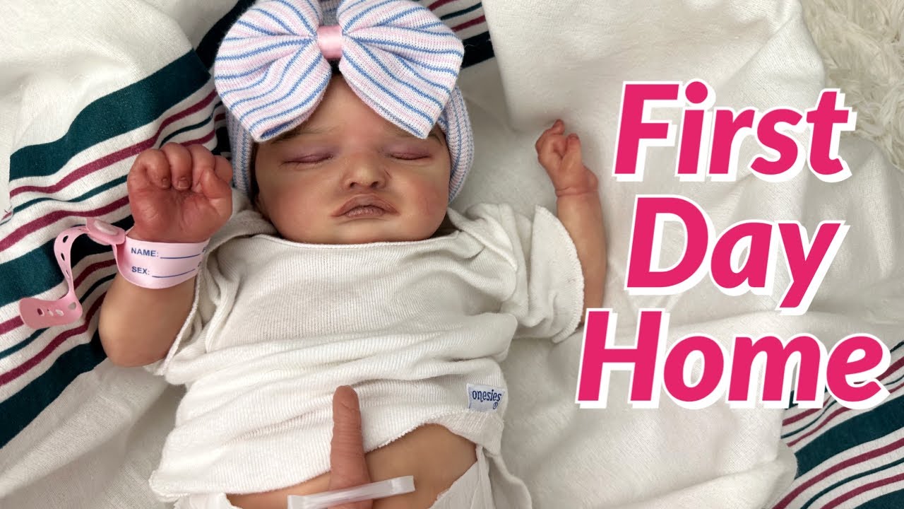 Baby Comes Home From Hospital | Realistic Reborn Doll Roleplay