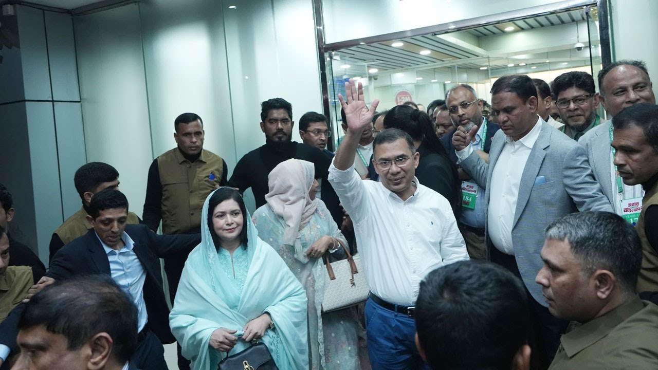 LIVE🔴হযরত শাহজালাল রহ. এর মাজার জিয়ারত করতে সিলেটে পৌঁছেছেন তারেক রহমান