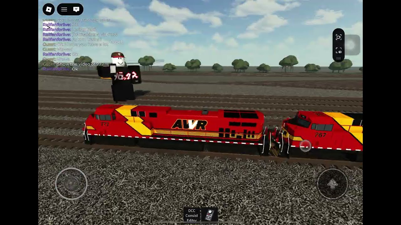 Admin trains in Roblox soutline district 