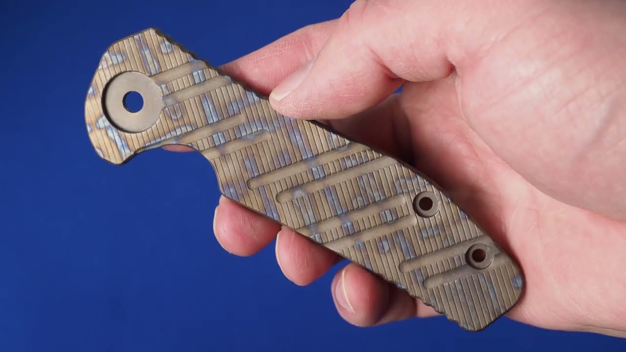 НАКЛАДКА КАСТОМНАЯ 9 ДЛЯ ZERO TOLERANCE 0630 ZT0630 ТИТАН