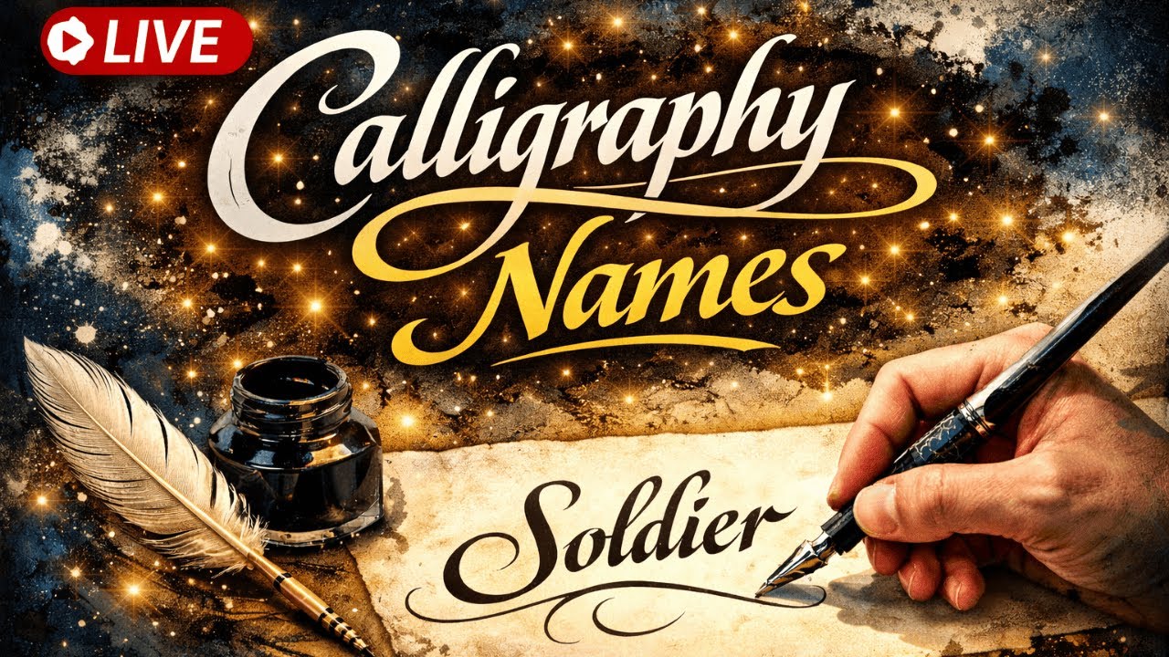 I'll write your Beautiful names 