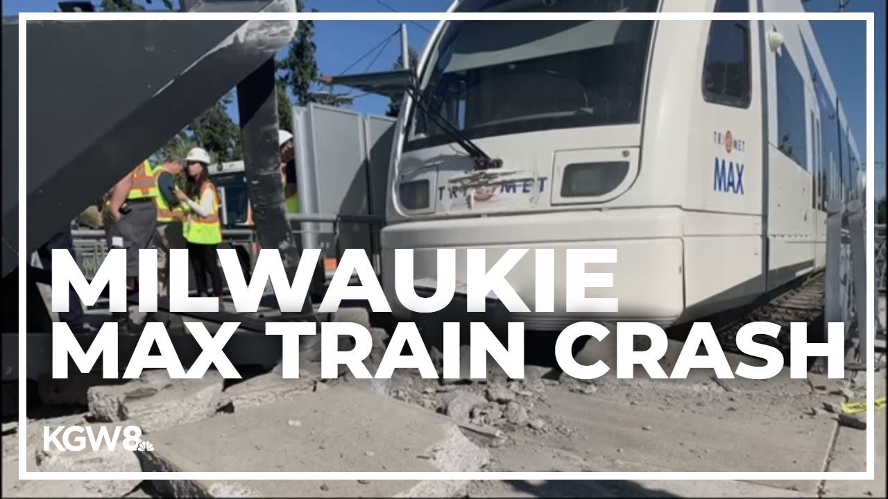 Milwaukie MAX train crash: Train operator hospitalized, 2 passengers hurt