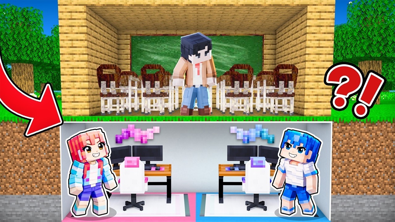 We Built a Secret Gaming Room under School
